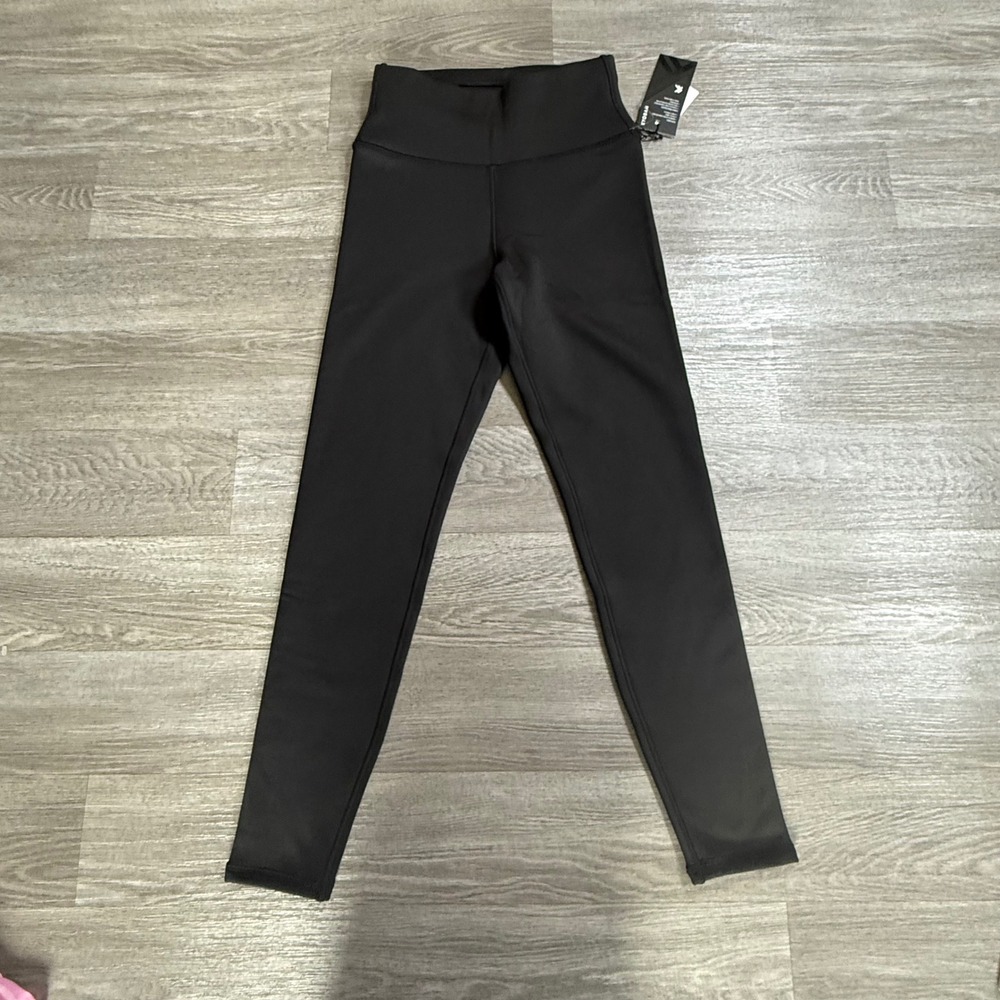 Kyodan Active Black‎ Fleece Lined High Waisted Leggings USR2993-C-BLK-XS NEW